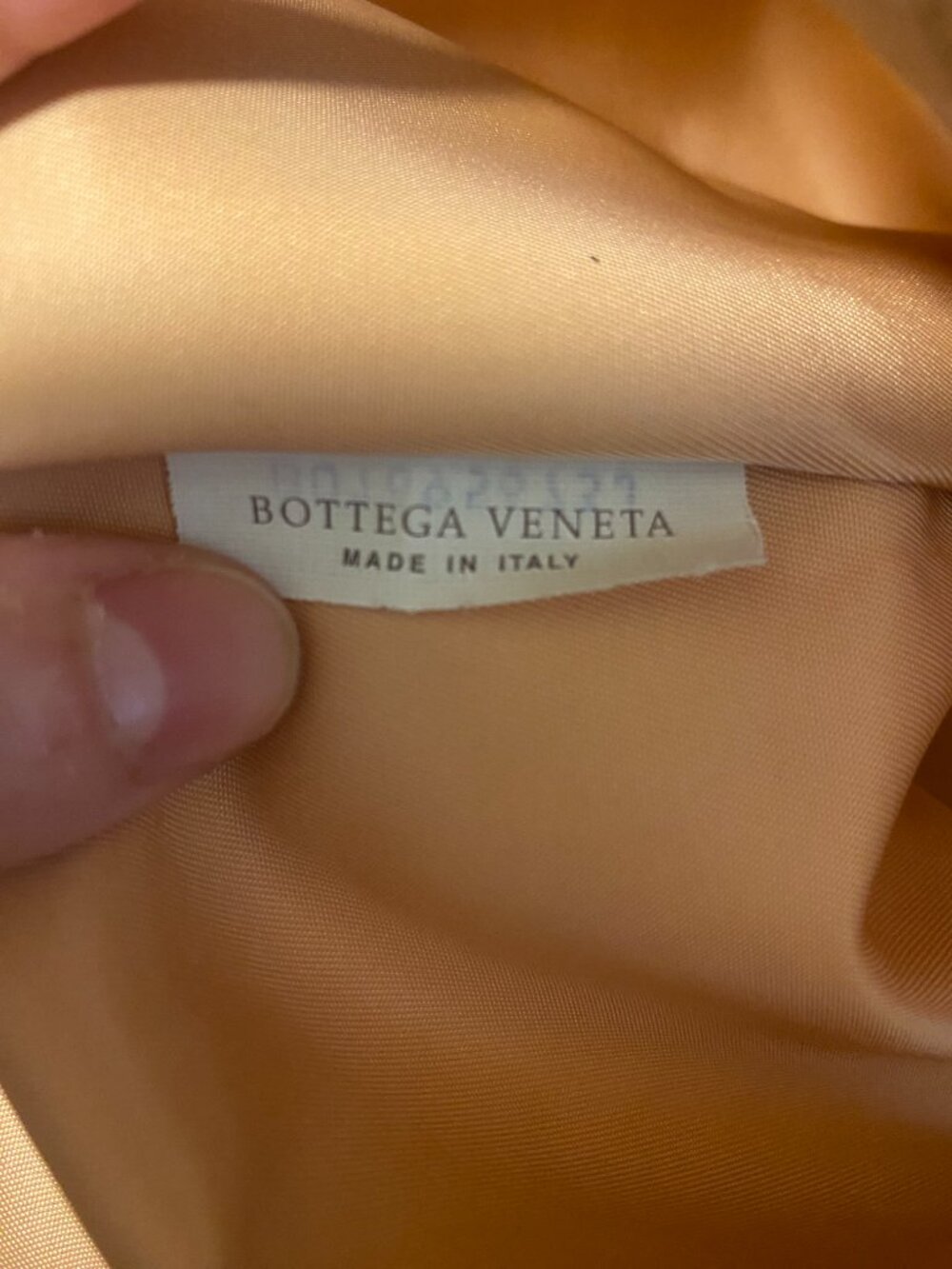 Authentic Bottega Veneta Nylon Intrecciolusion Medium Tote Bag in Peach - Picture 14 of 16